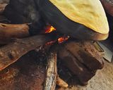 A picture of step 5 of Khapravarchi Puran Poli.