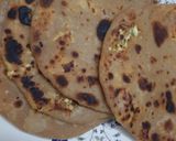 A picture of step 6 of Whole wheat paneer paratha.