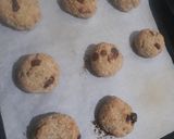 A picture of step 3 of Oats cranberry cookies.