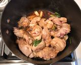 A picture of step 4 of Taiwanese Three Cup Chicken (San Bei Ji).