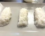 Foto del passaggio 7 della ricetta Riso basmati,con lattuga saltata e filetti di tacchino croccanti