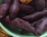 Leupeut Ungu *singkong- ubi ungu-jagung manis langkah memasak 1 foto
