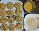 A picture of step 8 of Vegetable, Chicken and Macaroni Kabab.