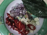 Oseng Daun Pepaya dan Daun Singkong