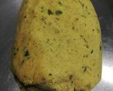 A picture of step 2 of Jowar Puri.
