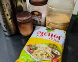 A picture of step 1 of Champakali gathiya.