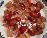A picture of step 3 of Plum and Cherry Tart.