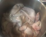Une image de l'étape 1 de Calamars farci.