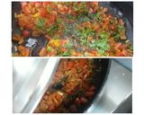 A picture of step 3 of Egg Ghotala with omelette.