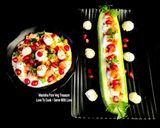 A picture of step 5 of Makhana Raita In Cucumber Boat - Vrat Raita.