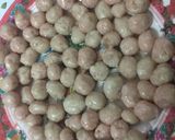 Hình bước làm 1 của món Canh cải nấu nem viên