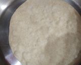 A picture of step 4 of Veg kathi Roll.