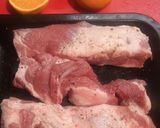 Foto del paso 1 de la receta: Pechito de Cerdo con Manta Horneado (acompañado de Vegetales)