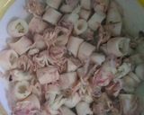 Foto langkah ke 4 dari resep Tumis cumi asin pete rawit.
