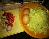 Foto langkah ke 1 dari resep KOL TELUR kuah pedas manis.