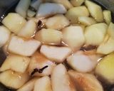 Diós piskótatekercs almalekvárral, és kompóttal✨ recept fázis 5 fotója