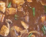 A picture of step 6 of Chicken & Mushroom Pathia.