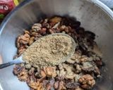 A picture of step 4 of Air fryer spicy sweet roasted nuts.