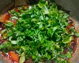 A picture of step 3 of Veg pulao.