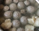 Foto langkah ke 3 dari resep Bakso sapi garing pure daging sapi.