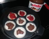 A picture of step 2 of Stuffed appam.