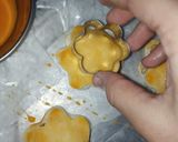 A picture of step 11 of Chicken floral patties.