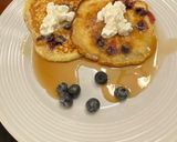 A picture of step 5 of Blueberry Pancakes.