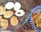 Foto del paso 8 de la receta: Huevos Mimosa rellenos de mejillones en escabeche
