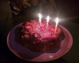 A picture of step 8 of Strawberry upside down Cake.