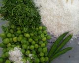 A picture of step 1 of Green Peas Toast Sandwich.