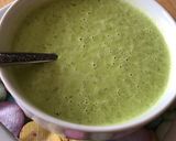 A picture of step 3 of Cream of Minted Pea and Sprout Soup.
