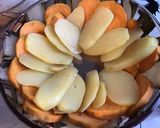 Une image de l'étape 11 de Blettes pommes de terre et patate douce au bœuf et oignon.
