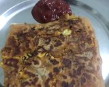A picture of step 5 of Stuffed paratha.