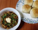A picture of step 5 of Mumbai' pav bhaji' 🍅🧅🧄.