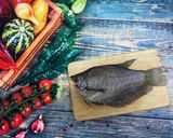 Hình bước làm 1 của món Gỏi xoài khô cá sặc