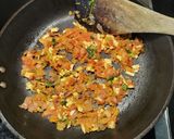 A picture of step 5 of Stuffed moong dal wrap.