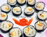 Hình bước làm 2 của món Sushi Chay 🍙