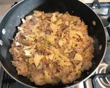 A picture of step 7 of Japanese Pork Yakiniku Rice.