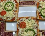A picture of step 3 of Bread pizza🍕.