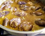 A picture of step 5 of Brinjal gravy.