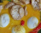 Foto langkah ke 4 dari resep Gulai Telur Tahu Kacang Panjang.