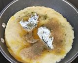 Foto del paso 2 de la receta Tortilla rellena de queso crema casero con algas