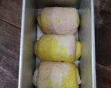 Foto langkah ke 8 dari resep (Sourdough Discard) Roti Tawar Angkak dan Kunyit.