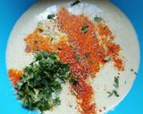 A picture of step 2 of Rice And Semolina Chilla.