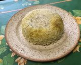 Une image de l'étape 6 de Dôme de riz basmati au bouillon de black tiger et curry.