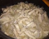 Csirkemell tokány zöldbabbal és kaporral recept fázis 1 fotója