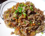 Foto del paso 5 de la receta: Arroz frito🍚🥗🥙🍙