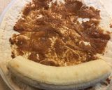 A picture of step 2 of Banana peanut butter tortilla.