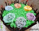 Foto langkah ke 9 dari resep Rainbow cake kukus ny.liem super lembut.