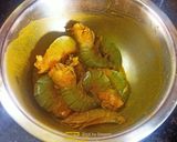 A picture of step 1 of Shorshe Chingri (Mustard Prawn).